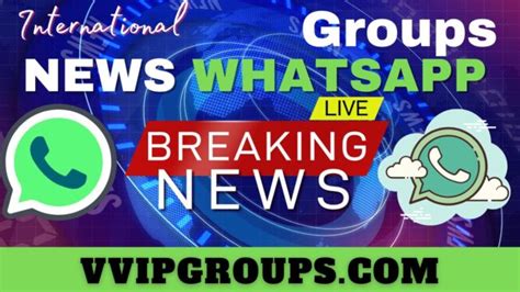 Live And Latest News Whatsapp Group Links 2024