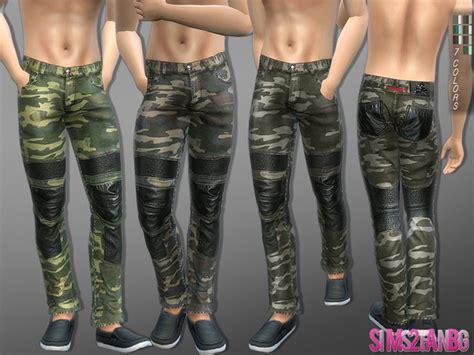 107 Camouflage Pants By Sims2fanbg At Tsr Sims 4 Updates