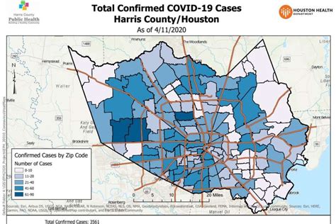 Harris County Zip Code Map 41120 Coronavirustx