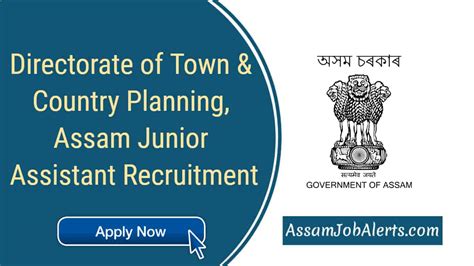Directorate Of Town Country Planning Assam Junior Assistant Recruitment