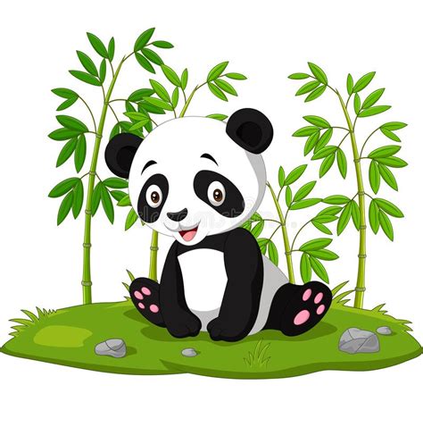 Panda En Bambou Stock Illustrations Vecteurs And Clipart 1312 Stock