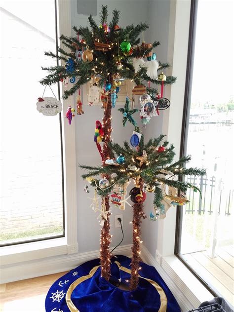 A coastal or beach themed christmas means warmth, sand, and the sun. 132 best Lighted Christmas Palm Tree Decorations images on ...