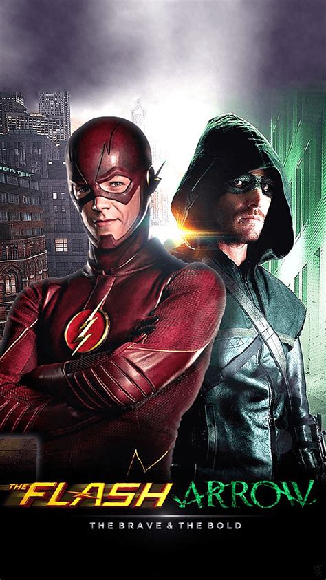 Green Arrow And Flash Wallpaper
