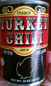 Calories In Trader Joe S Turkey Chili With Beans And Nutrition Facts