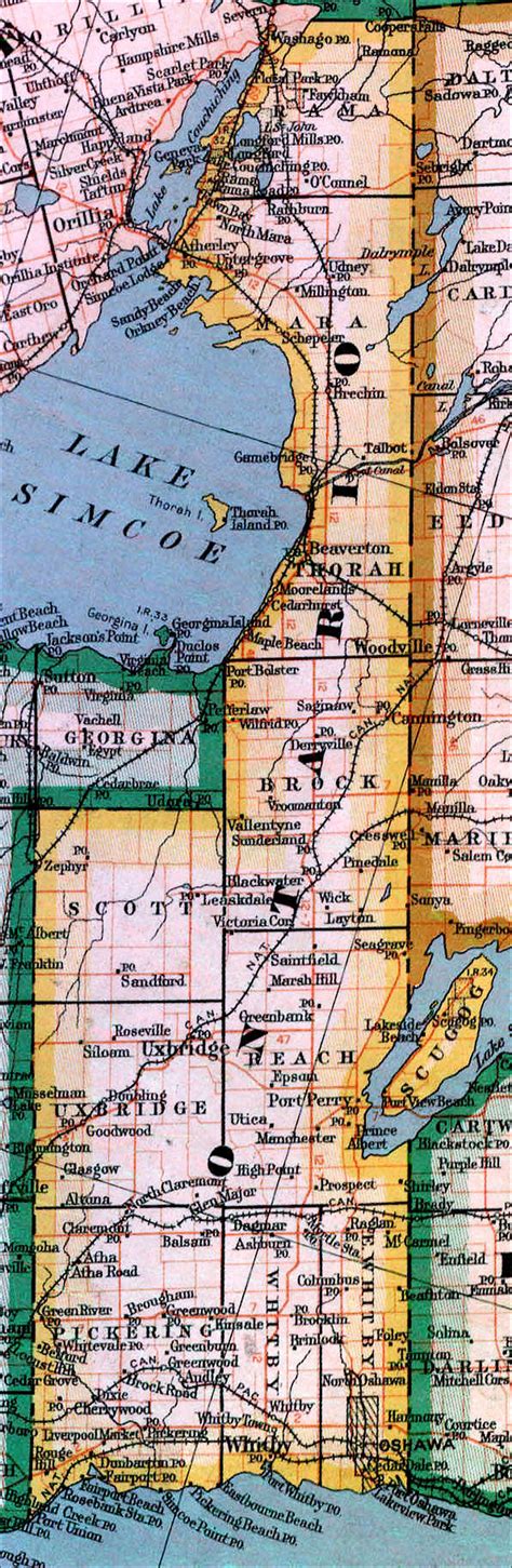 The Changing Shape Of Ontario County Of Ontario