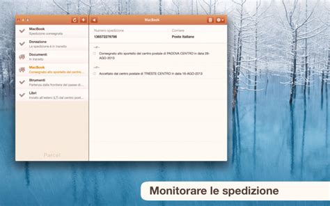 Tracking of parcels on the track number. Parcel, l'app gratuita per monitorare le spedizioni - Mac ...