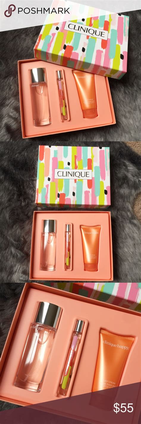 Nwt Clinique Happy Perfume T Set Perfume T Sets Happy Perfume