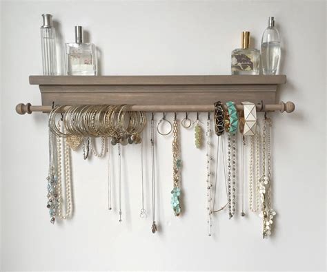 Jewelry Organizer Hanging Jewelry Shelf Hanging Jewelry Storage By