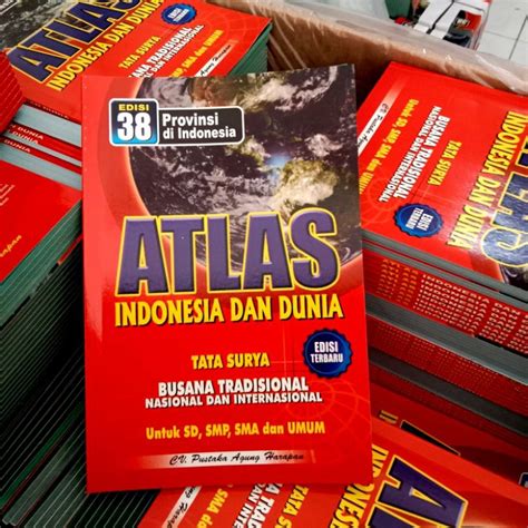 Jual Buku Atlas Provinsi Di Indonesia Dan Dunia Edisi Terbaru