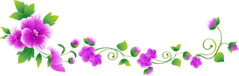 Flower Clip Art Flower Line Png Download 53611722 Free