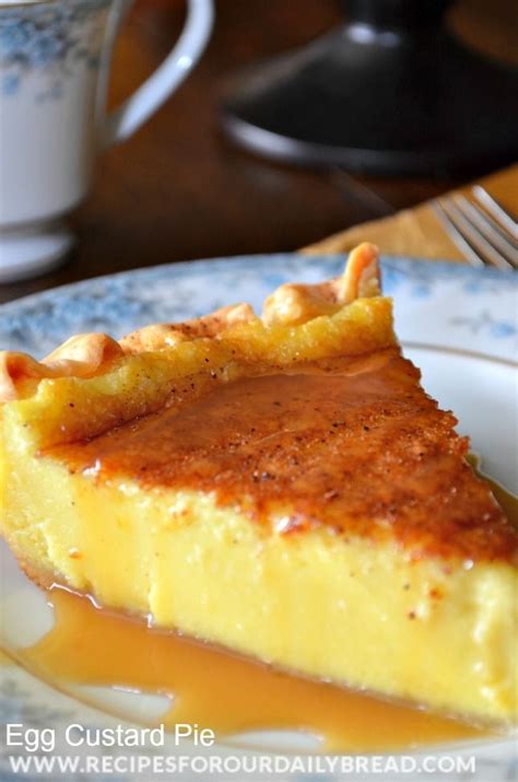 1 (23cm) unbaked pie shell. 7 Images Egg Custard Pie Recipe Paula Deen And View - Alqu ...