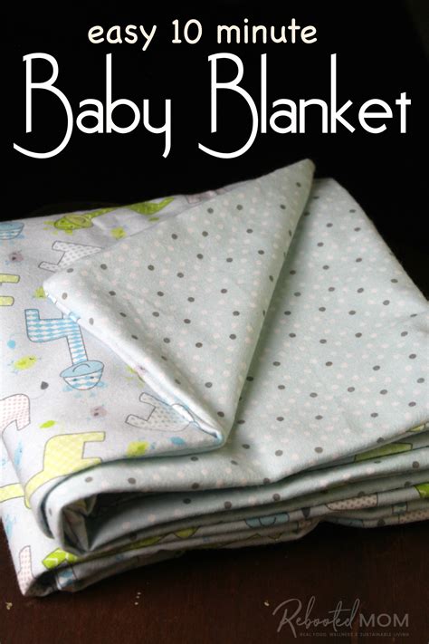 Simple Baby Receiving Blanket