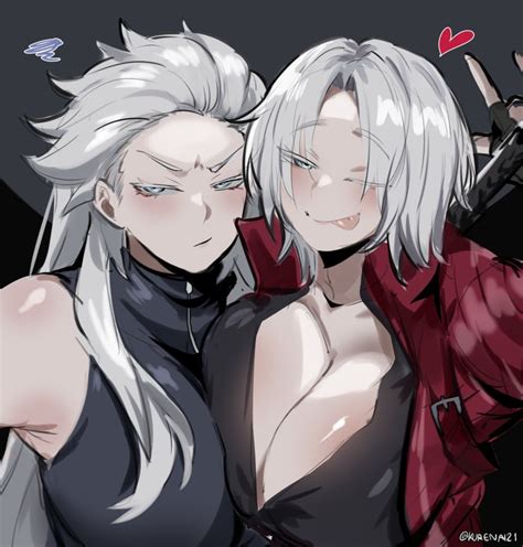 Rule 34 2girls Asymmetrical Docking Dante Devil May Cry Female Female Only Huge Breasts
