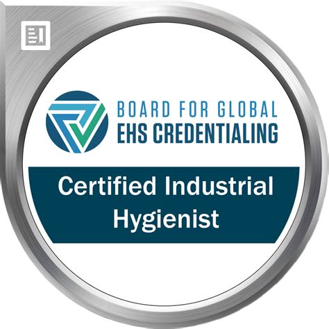 Certified Industrial Hygienist Cih Occupational Health And Safety