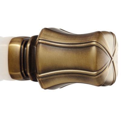 This collection offers a choice of eight stunning finishes. Kirsch Designer Metals Aspen Finial | Drapery Rods Direct ...