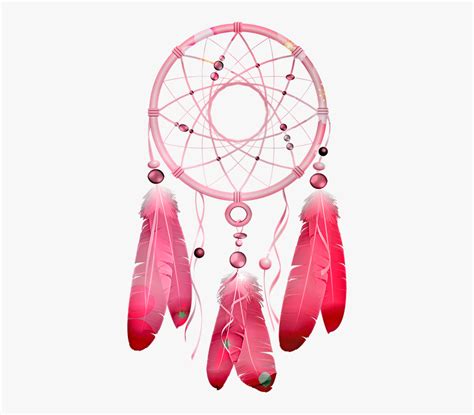 Dream Catcher Pink Beads Symbol Pen Protection Clip