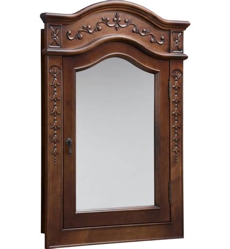 Home decorators collection 24 in. Ronbow 610028-F11 Vintage Style Solid Wood Framed Medicine ...