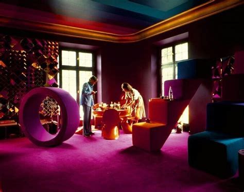 Verner Panton Futuristic Interior 70s Interior Retro Interior Design