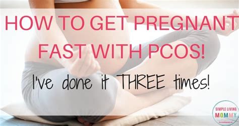 If You Want To Get Pregnant Fast With Pcos Try This This Mom Has Conceived Three Times With