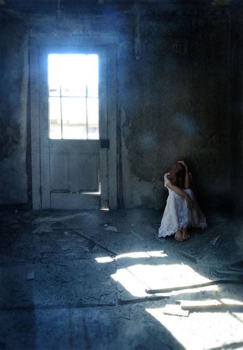 Woman Print Featuring The Photograph Woman Hiding In Abandoned Room By Jill Dark Photography