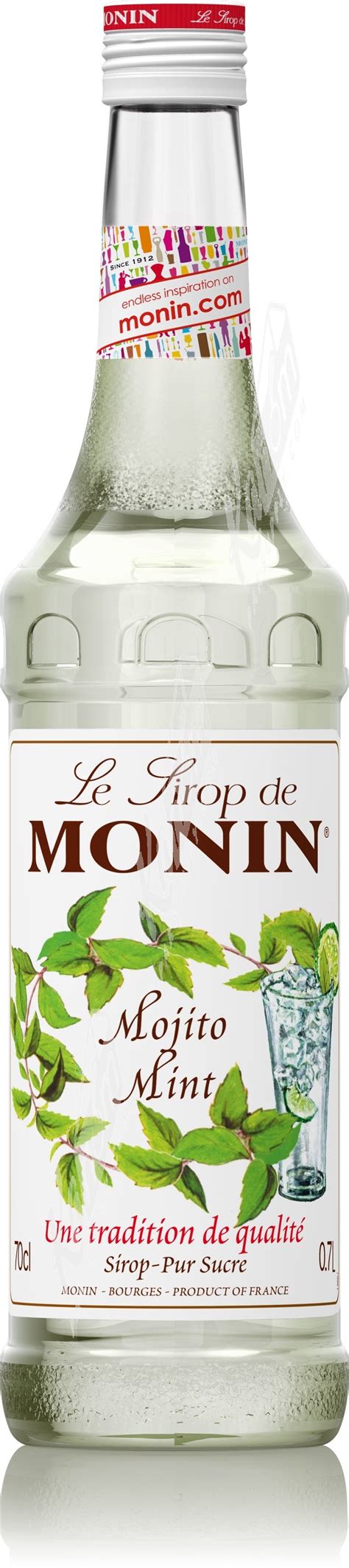 Monin ไซรัป กลิ่น Mojito Mint Syrup 700 Ml ไซรัป ฟรุ๊ตมิกซ์ ผง