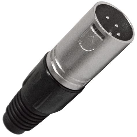 4 Pin Xlr Male Connector For Microphone Cable