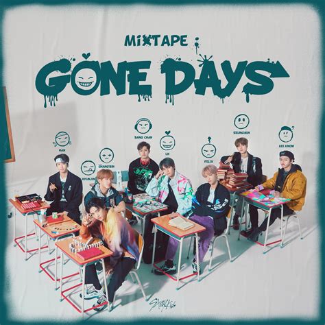 Stray Kids Mixtape Gone Days Album Cover Mixtape Portada De
