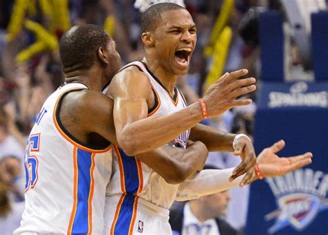Durant Westbrook Combine For 91 Points As Thunder Outlast Magic