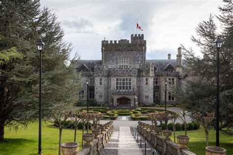 Hatley Castle At Royal Roads University In Victoria British Columbia