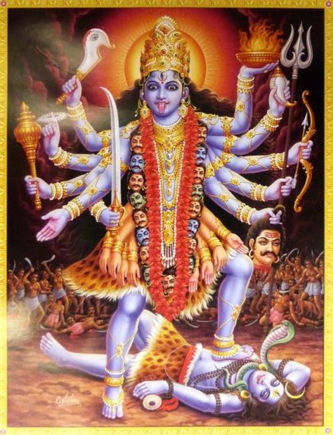 Hinducosmos Kali Goddess Kali Hindu Indian Goddess Kali