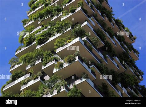 Italy City Of Milan Project Bosco Verticale Vertical Forest High