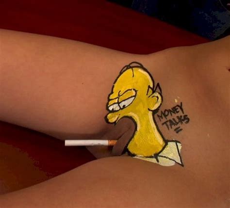 Homer Kut Tattoo Homer Simpson Vagina Homer Simpso
