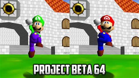 ⭐ Super Mario 64 Project Beta 64 4k Youtube