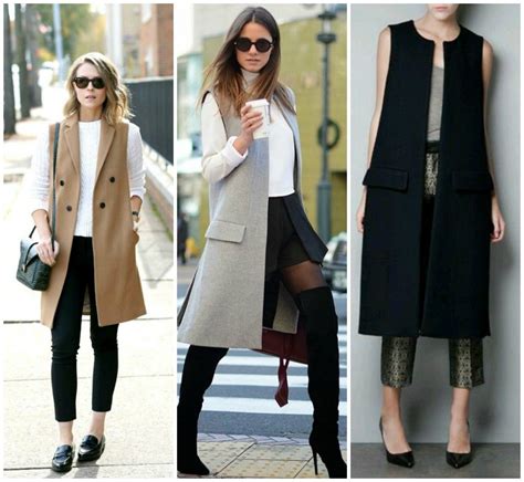 The long sleeveless coat - Savoir Ville | Sleeveless coat, Coat, Sleeveless