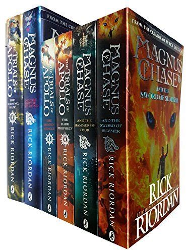 Rick Riordan Trials Of Apollo And Magnus Chase Collection 6 Books Set By Rick Riordan Goodreads