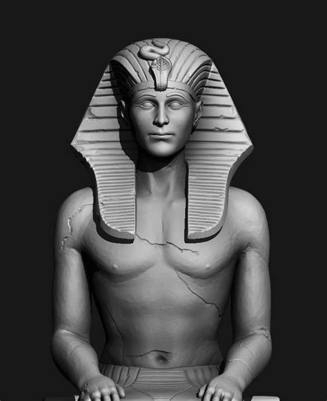 egyptian statue 3d model 3d printable cgtrader