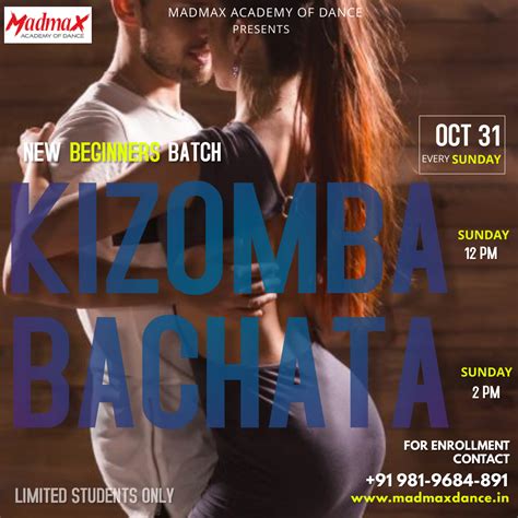 kizomba bachata beginners batch madmaxdance
