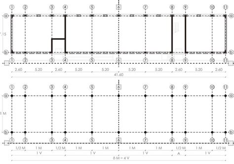 Structural Module In Typical Floor Plan Download Scientific Diagram