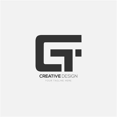 Premium Vector Monogram Creative Tg Or Gt Elegant Logo