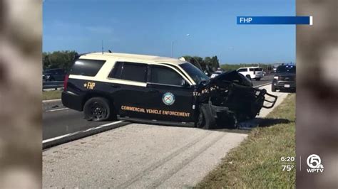 florida trooper uses patrol car to stop wrong way driver from hitting runners