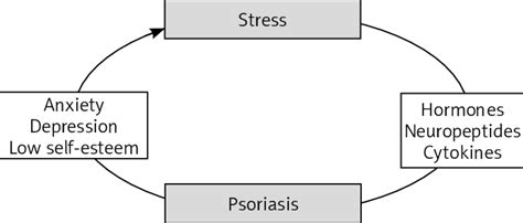 The Vicious Circle Effect Of Stress And Psoriasis Download Scientific