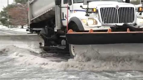 City Snow Plows Ready For Winter Youtube