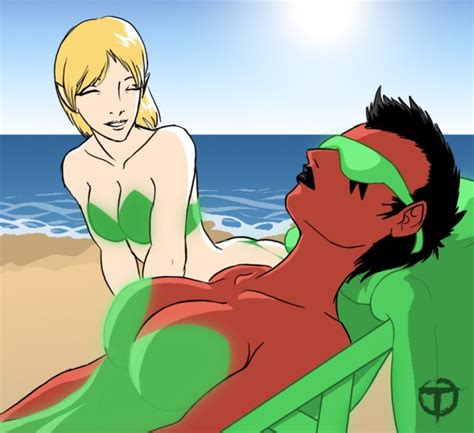 Sunbathing With Arisia Rrab Soranik Natu Nude Green Lantern Pics