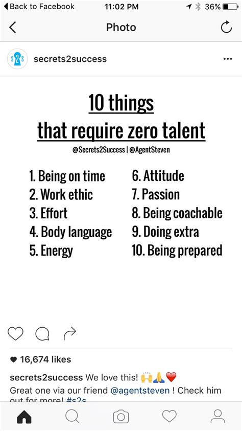 Work Ethic Body Language Effort Talent Classroom Passion Energy