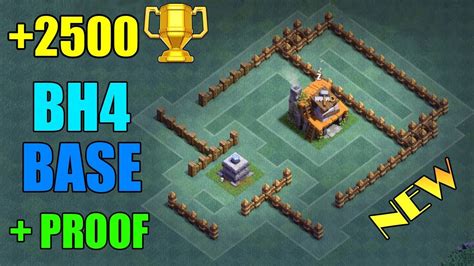 Clash Of Clans Best Builder Hall 4 Base Bh4 Base Layout Defence