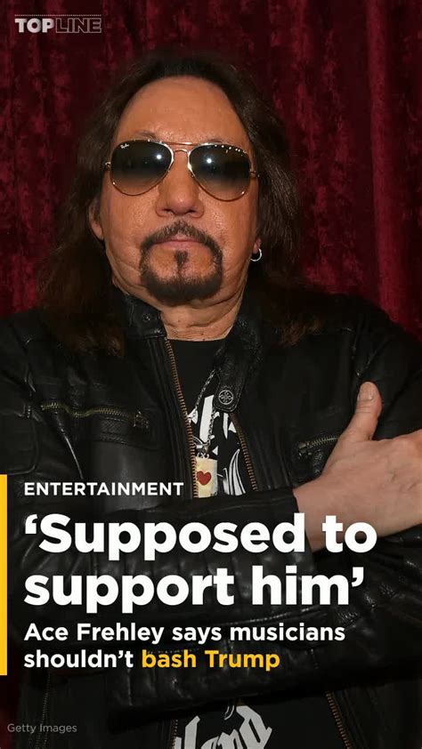 Kiss Rocker Ace Frehley Frowns Upon Musicians Who Bash Trump