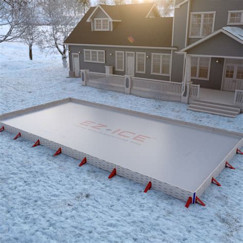 I'm considering building a small temporary ice skating rink in my backyard. DIY Ice Rink | Backyard ice rink, Backyard rink, Ice rink