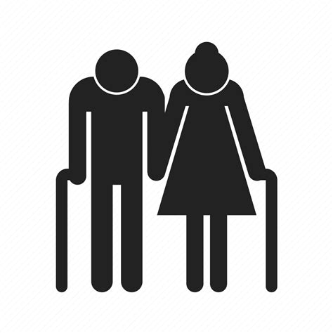 Old Woman Couple Old Man Elderly Icon Download On Iconfinder