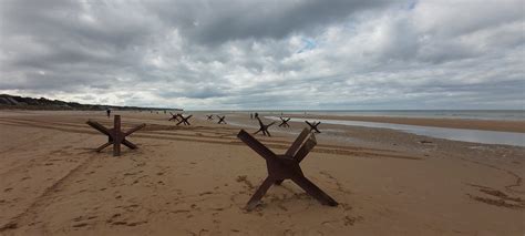 Largest Amount Of Beach Obstacles On Omaha Beach In 76 Years Pics