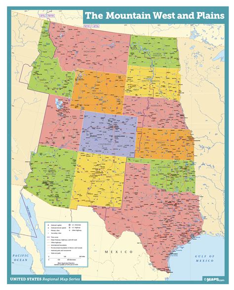 Western Us States Map Mobil Pribadi